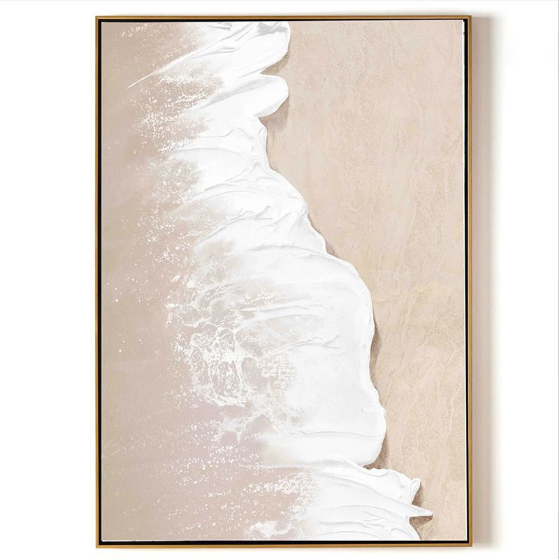 简约现代海景海浪挂画卧室餐厅客厅装饰画